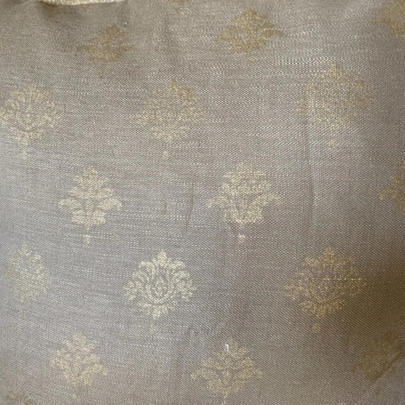 Custom Made Tan and Gold Accent Pillow Cover - Picture 4 of 8